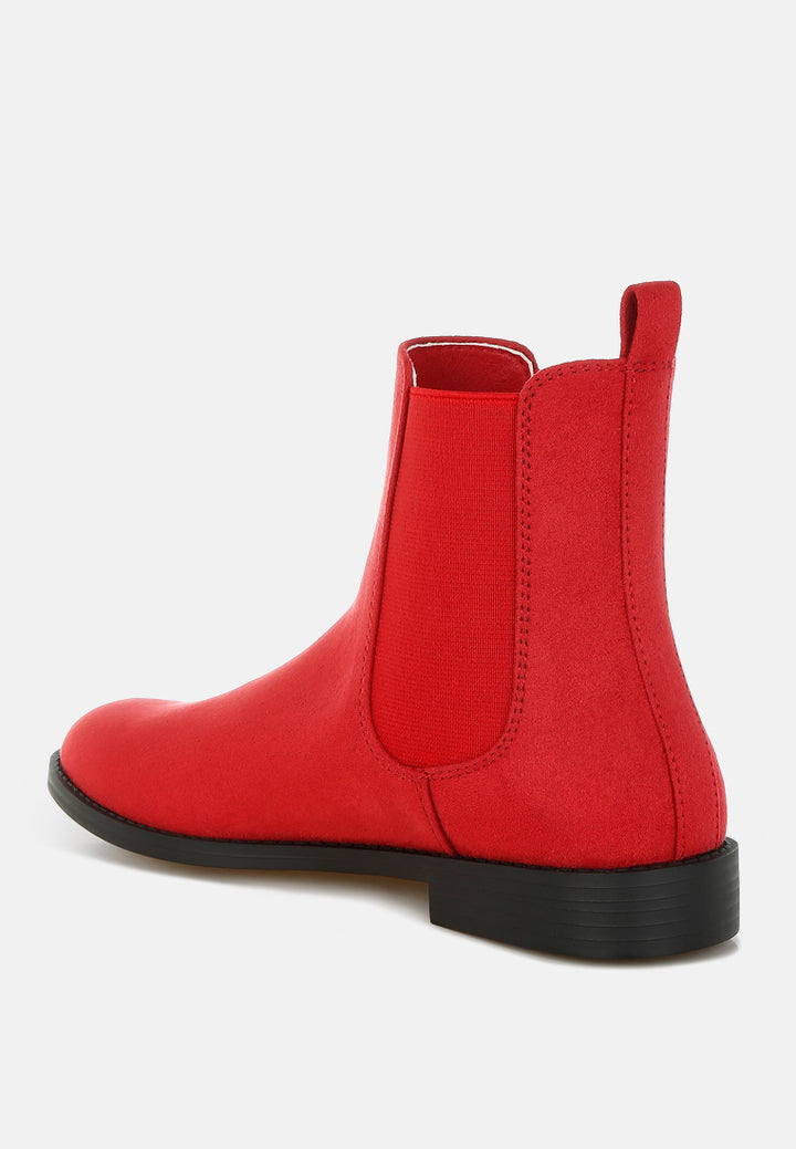 ayasa low block heel chelsea boots#color_red
