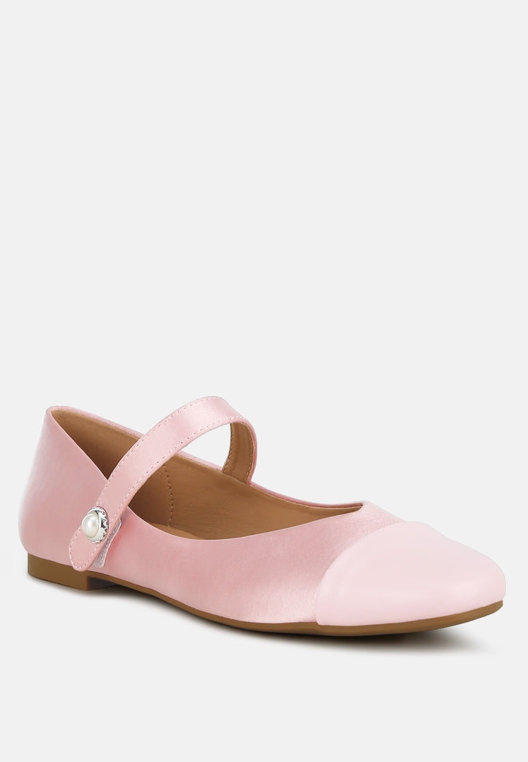 patent toe cap satin mary jane by ruw#color_pink