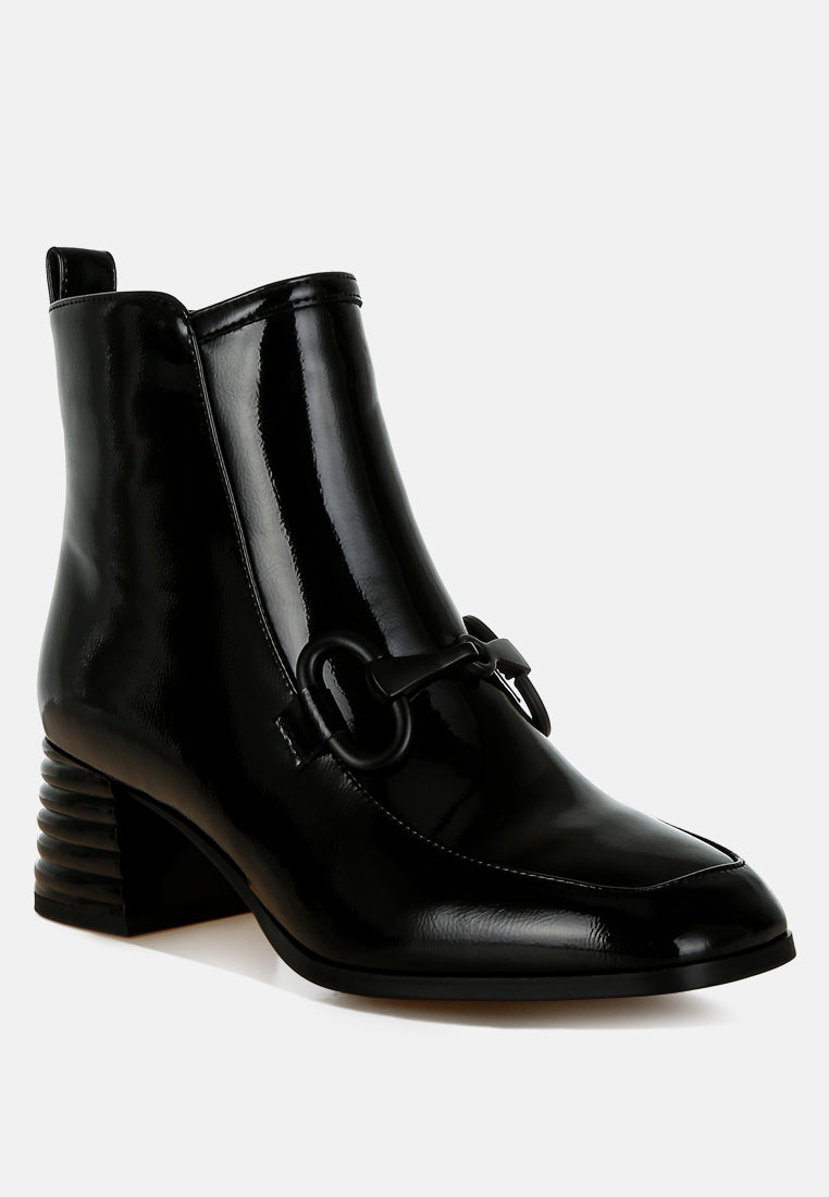 textured block heel ankle boots by ruw#color_black