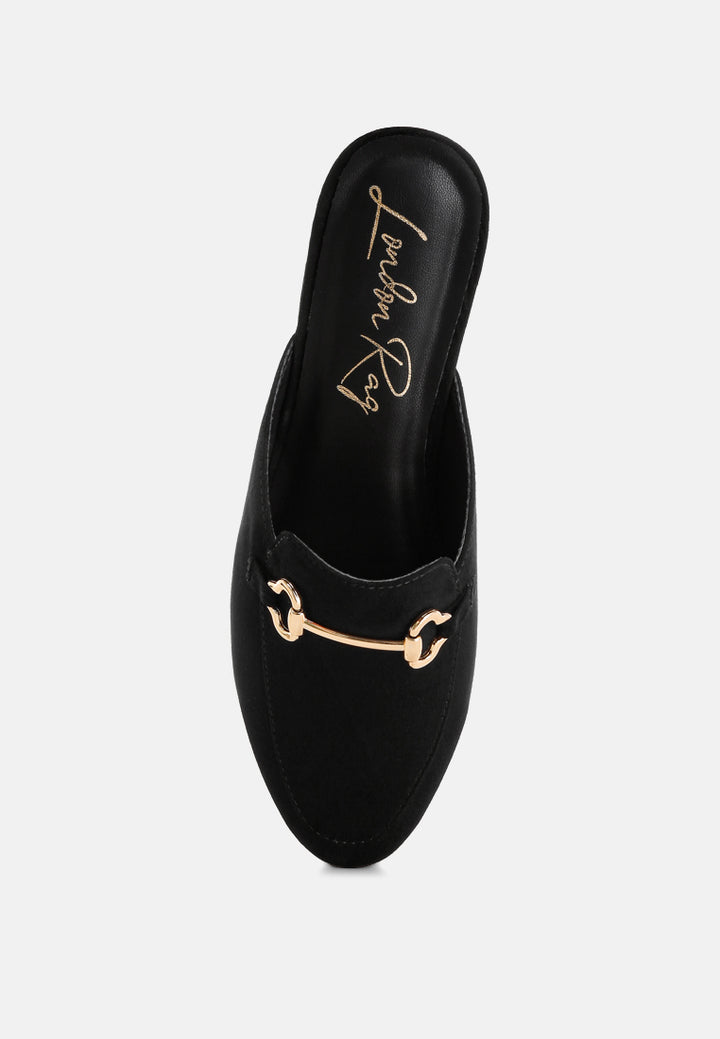 alpine horsebit detail mules#color_black