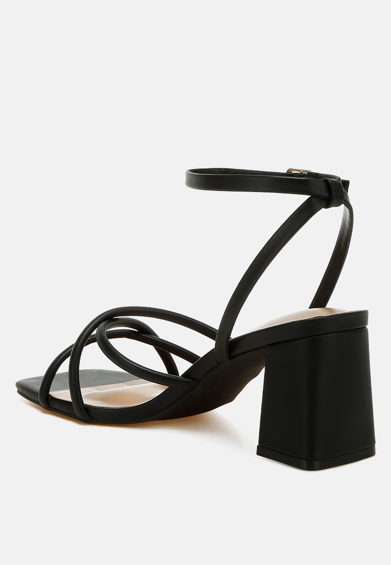 low block heel strappy sandals by RUW#colour_black
