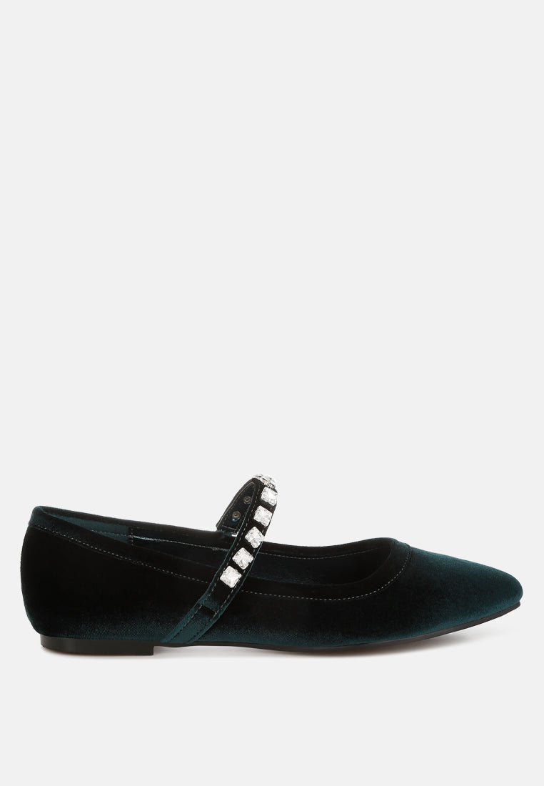 velvet mary jane ballerinas by ruw#color_green