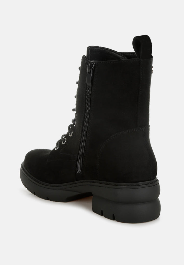 lace up high ankle boots by ruw#color_black