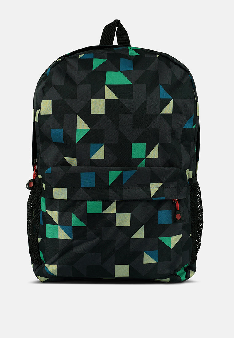 casual college backpack#color_multi-navy