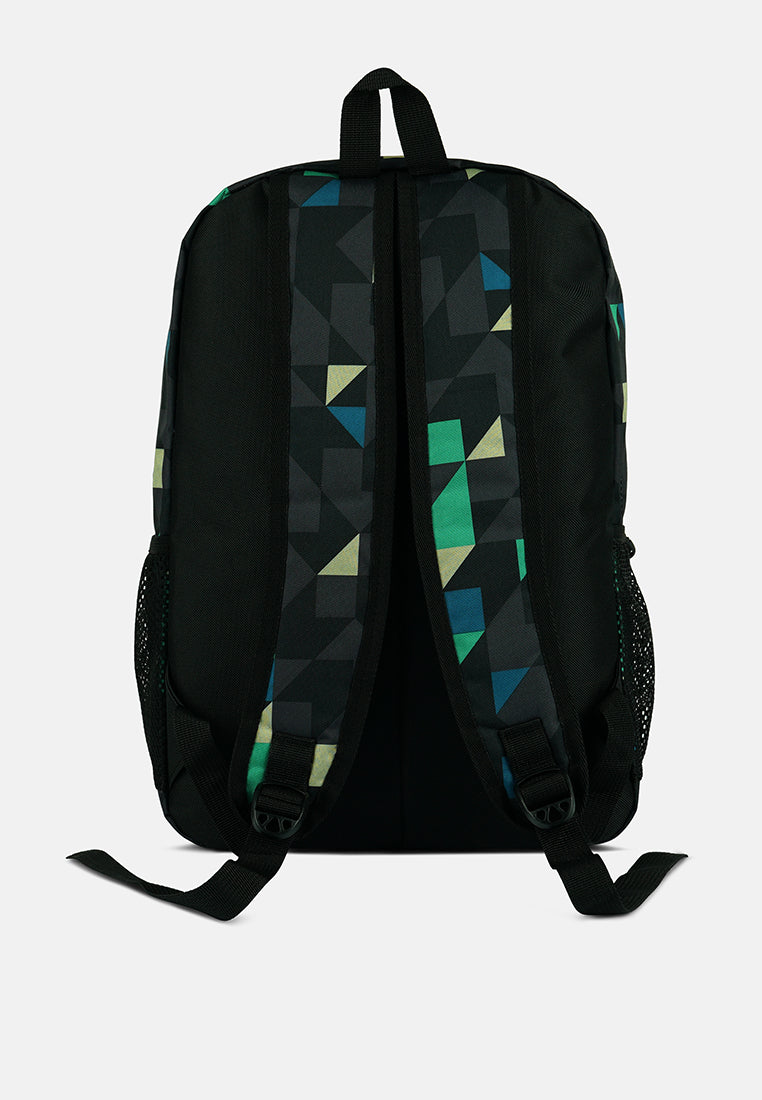 casual college backpack#color_multi-navy