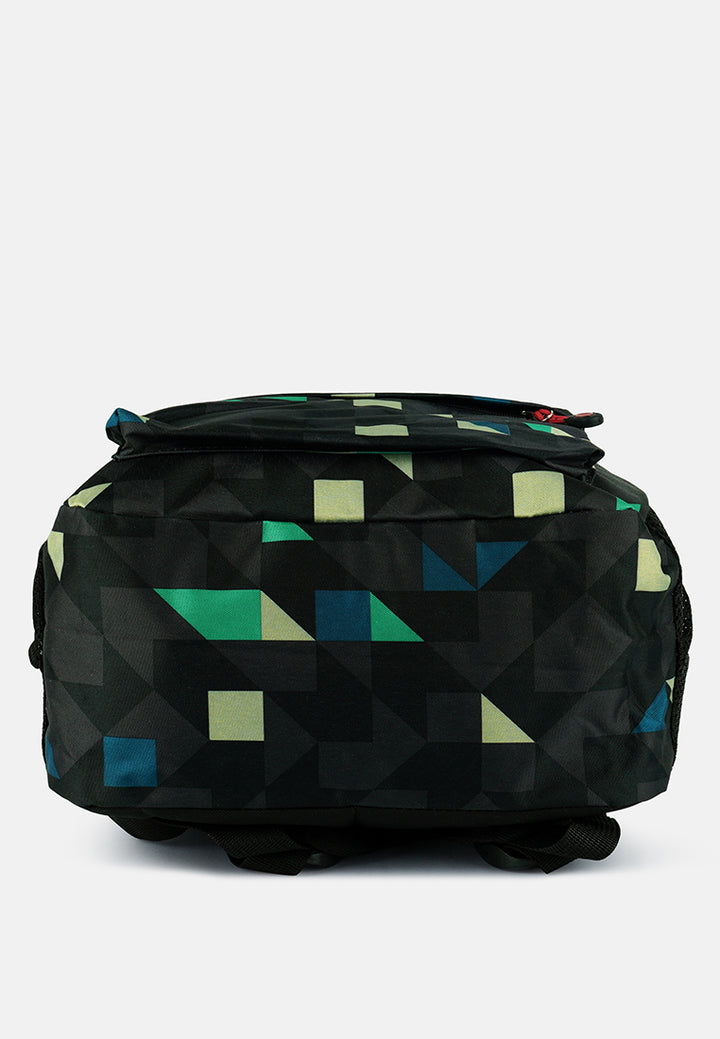 casual college backpack#color_multi-navy