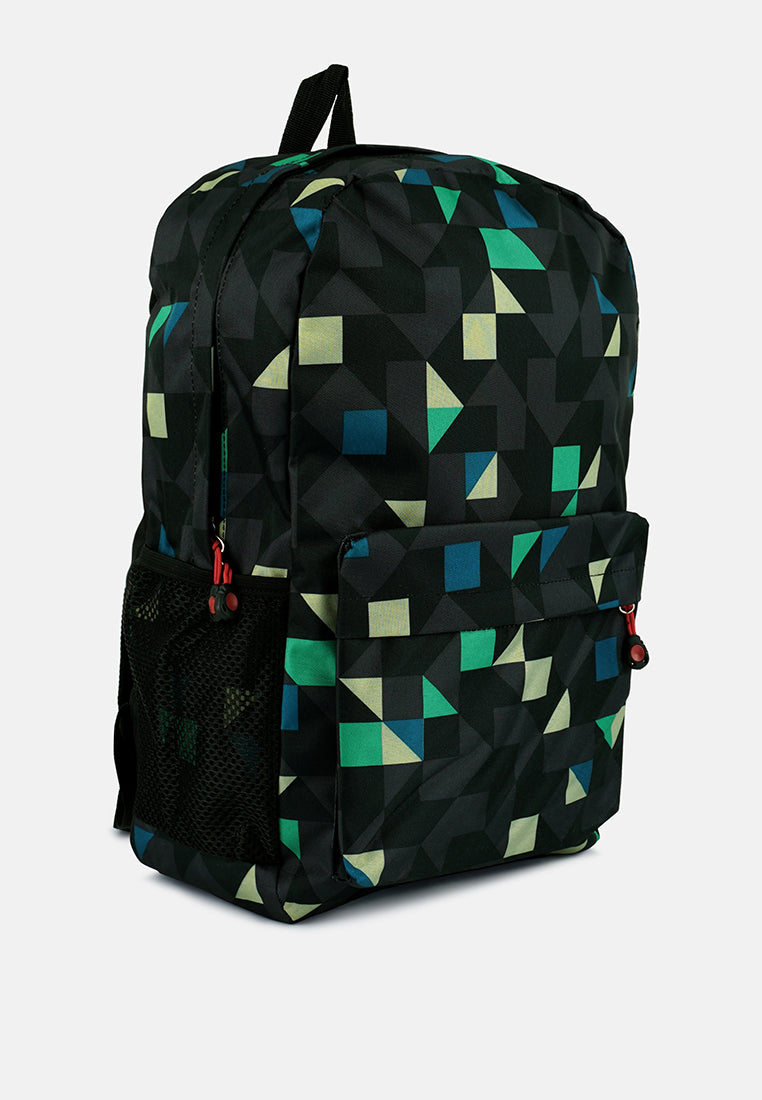 casual college backpack#color_multi-navy