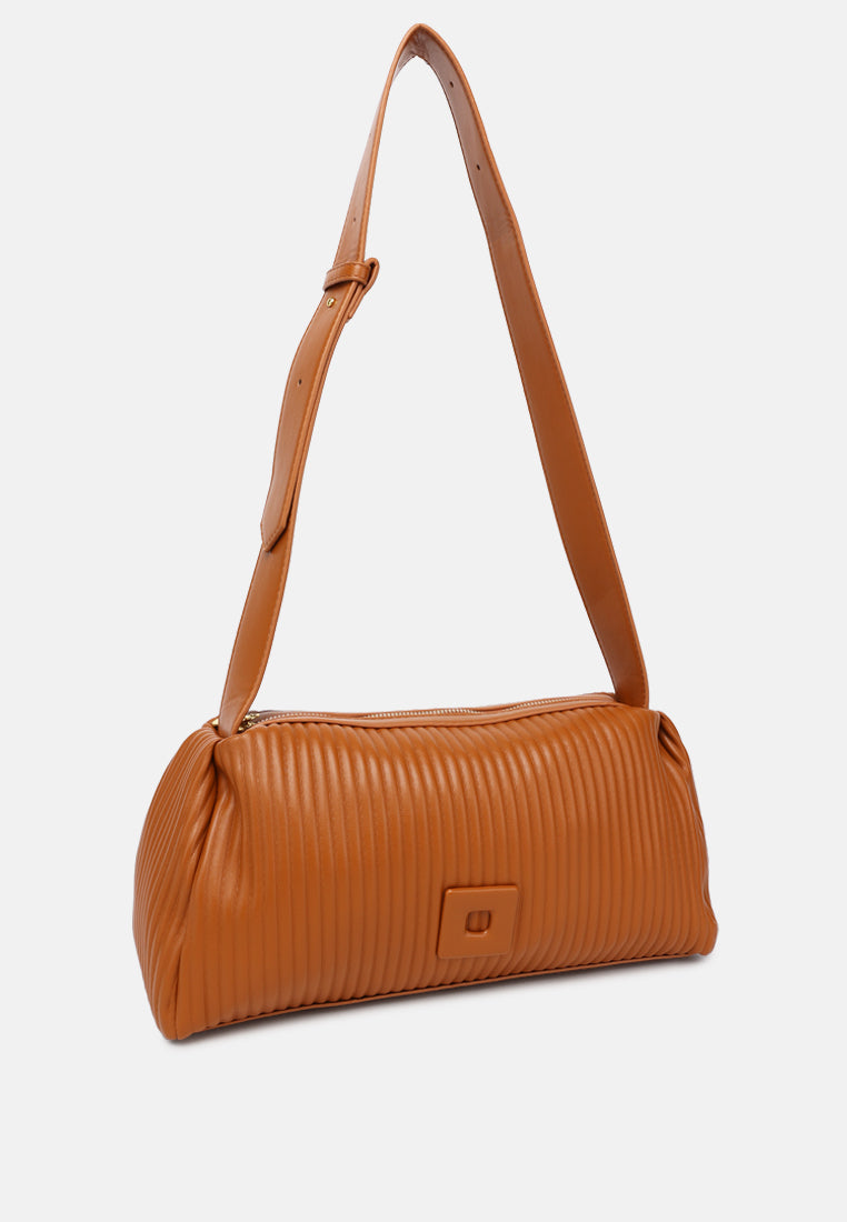 rectangular crossbody bag by ruw#color_brown