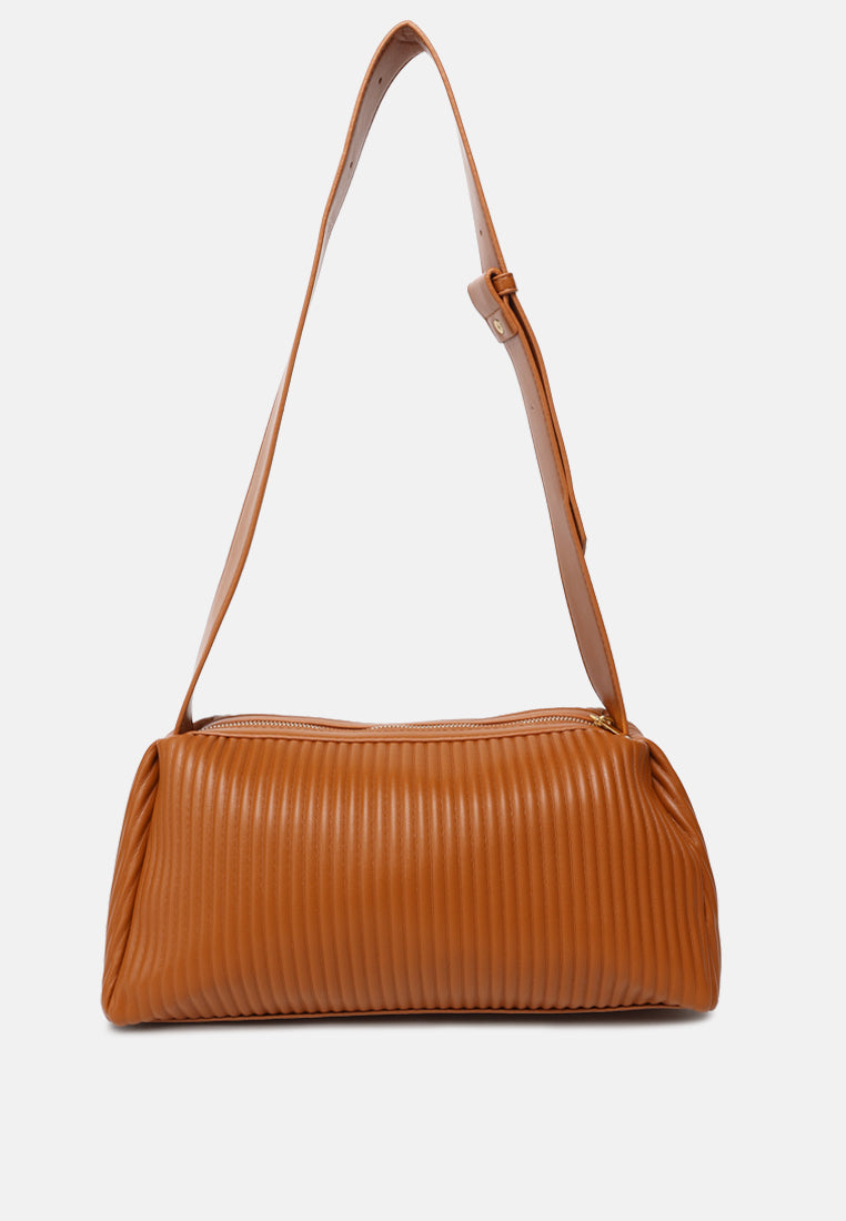 rectangular crossbody bag by ruw#color_brown