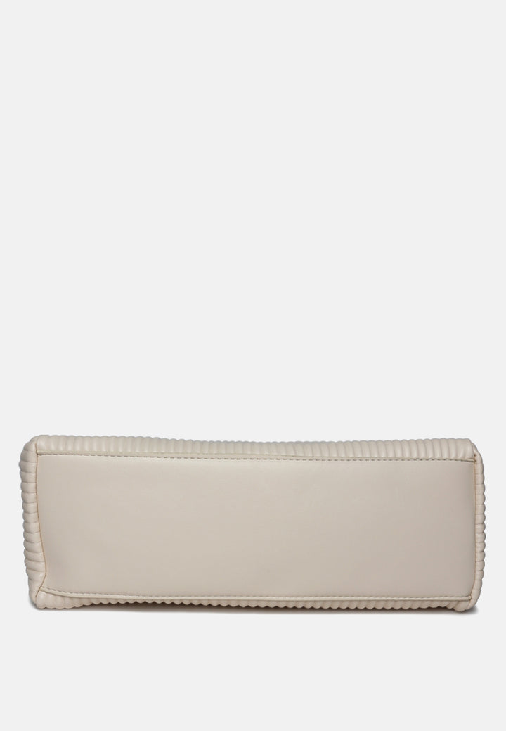 rectangular crossbody bag by ruw#color_white