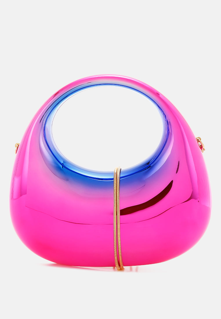 metallic mini clutch bag by ruw#color_multicolor