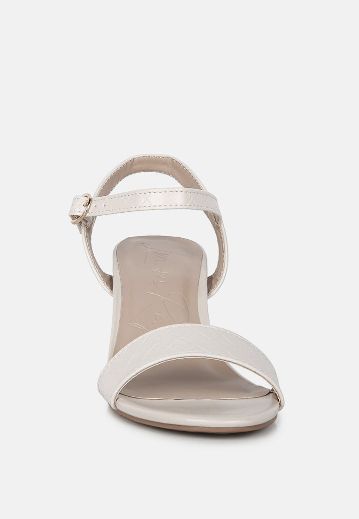 poiret woven strap block heel sandals#color_cream