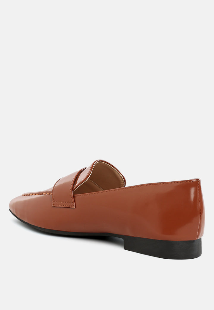 flat heel loafers by ruw#color_brown