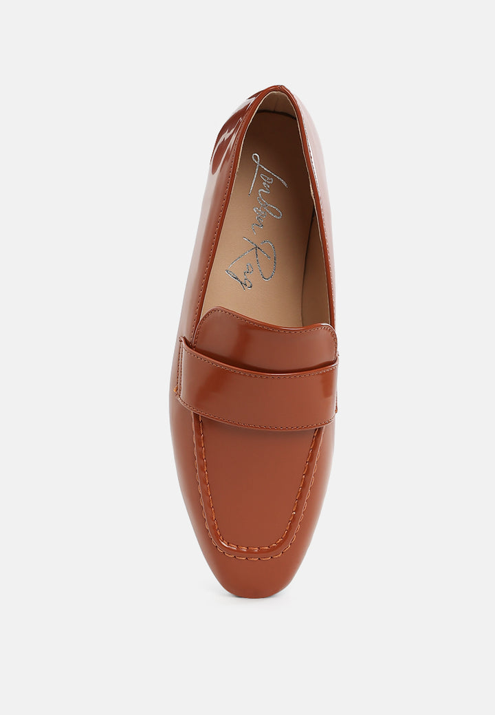 flat heel loafers by ruw#color_brown