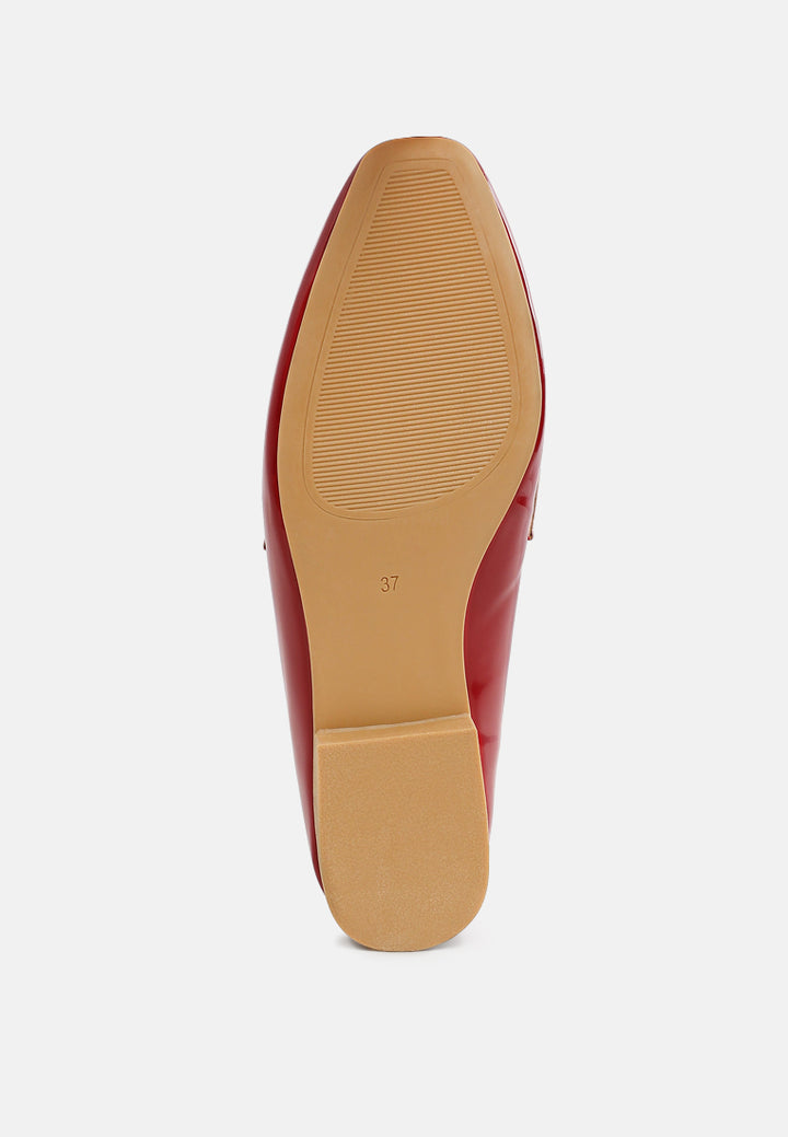 flat heel loafers by ruw#color_dark-red