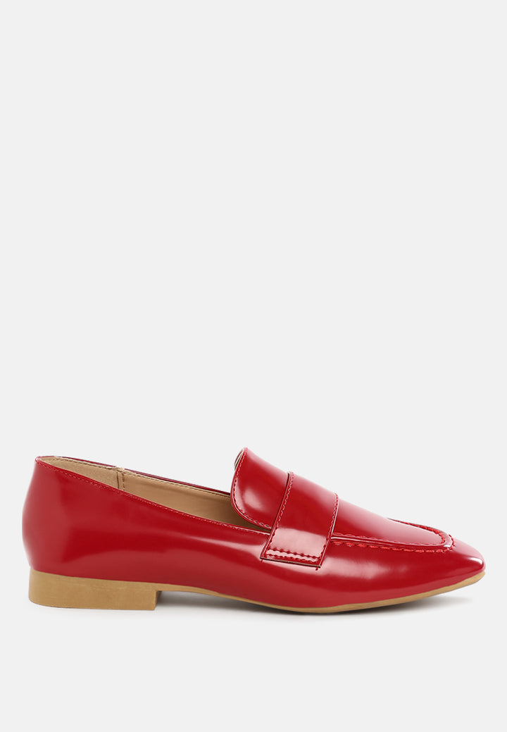 flat heel loafers by ruw#color_dark-red
