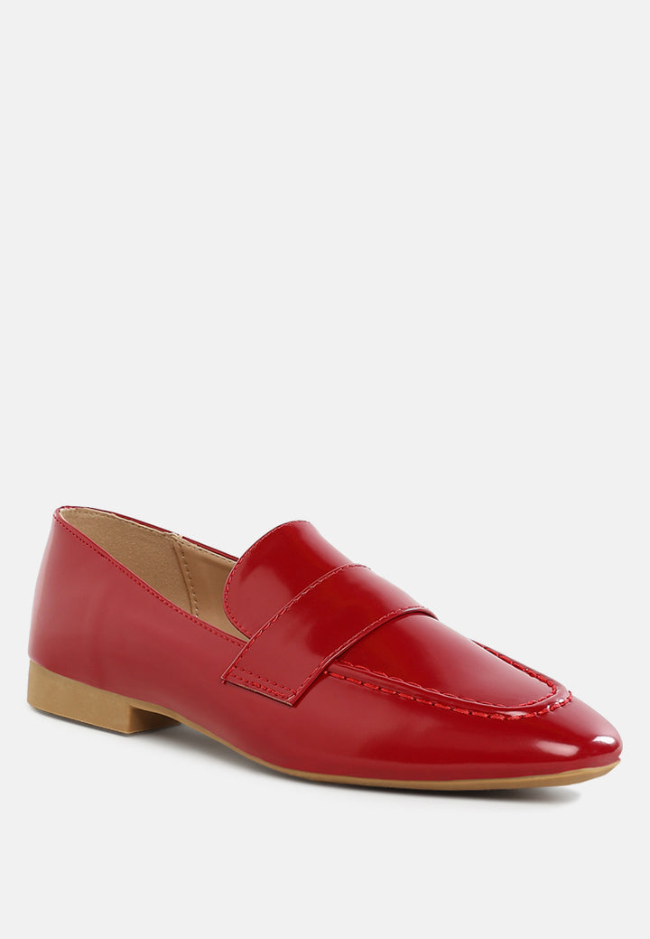 flat heel loafers by ruw#color_dark-red