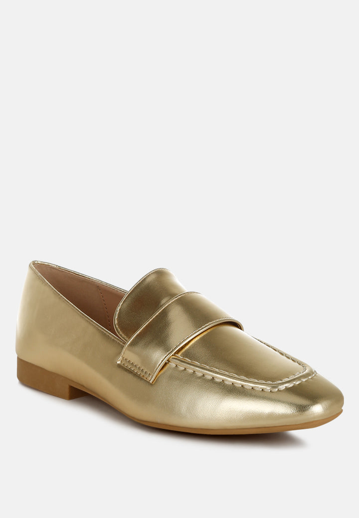 flat heel loafers by ruw#color_gold