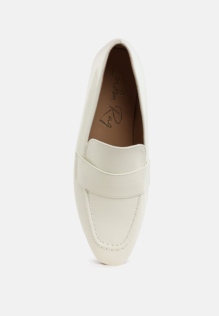 flat heel loafers by ruw#color_off-white