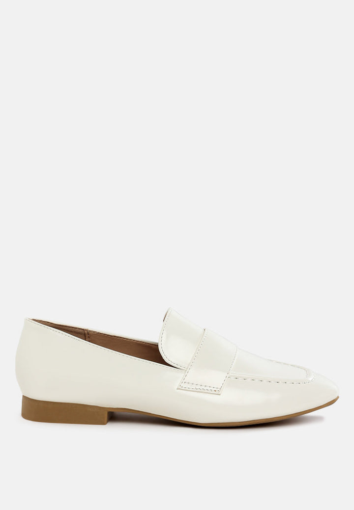 flat heel loafers by ruw#color_off-white