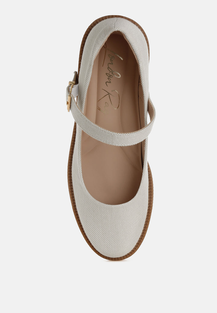 canvas mary jane shoes by ruw#color_beige