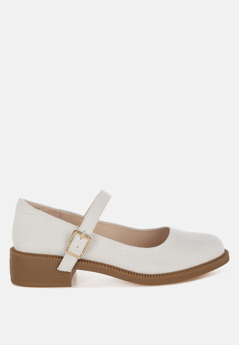 canvas mary jane shoes by ruw#color_beige