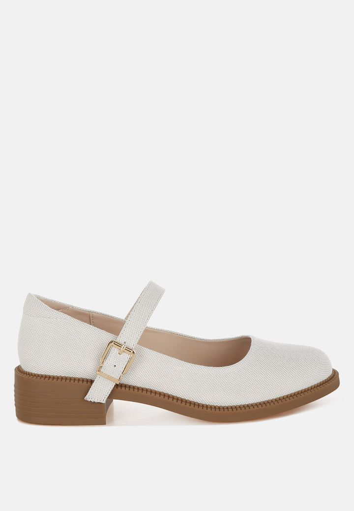 canvas mary jane shoes by ruw#color_beige
