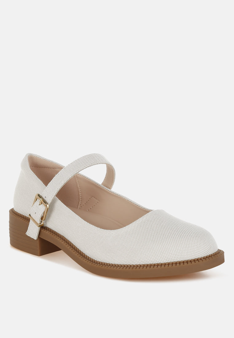canvas mary jane shoes by ruw#color_beige