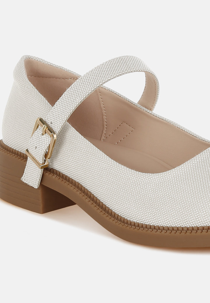 canvas mary jane shoes by ruw#color_beige