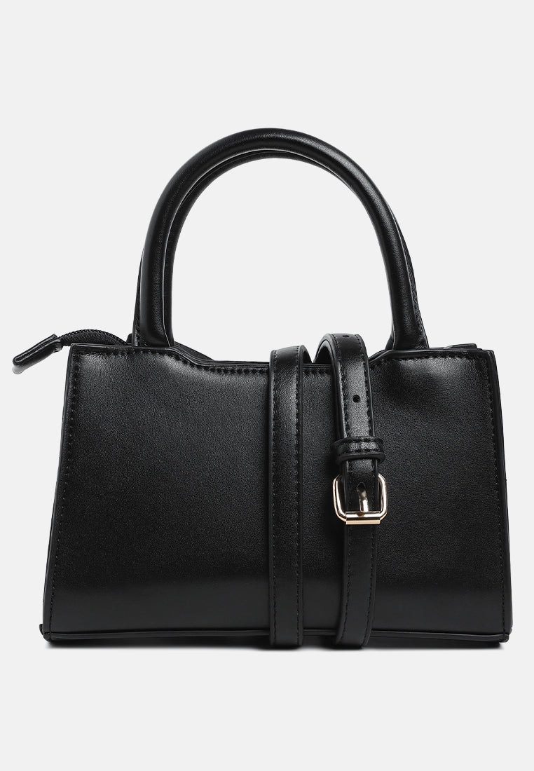 big bow detail mini handbag by ruw#color_black