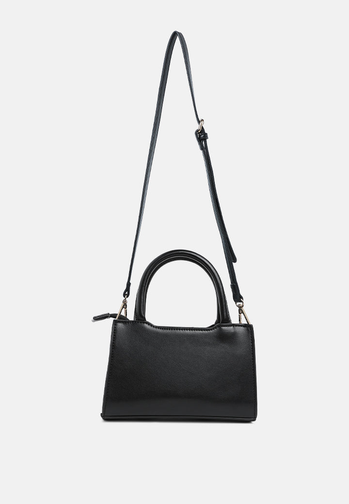 big bow detail mini handbag by ruw#color_black