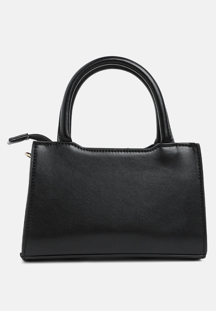 big bow detail mini handbag by ruw#color_black