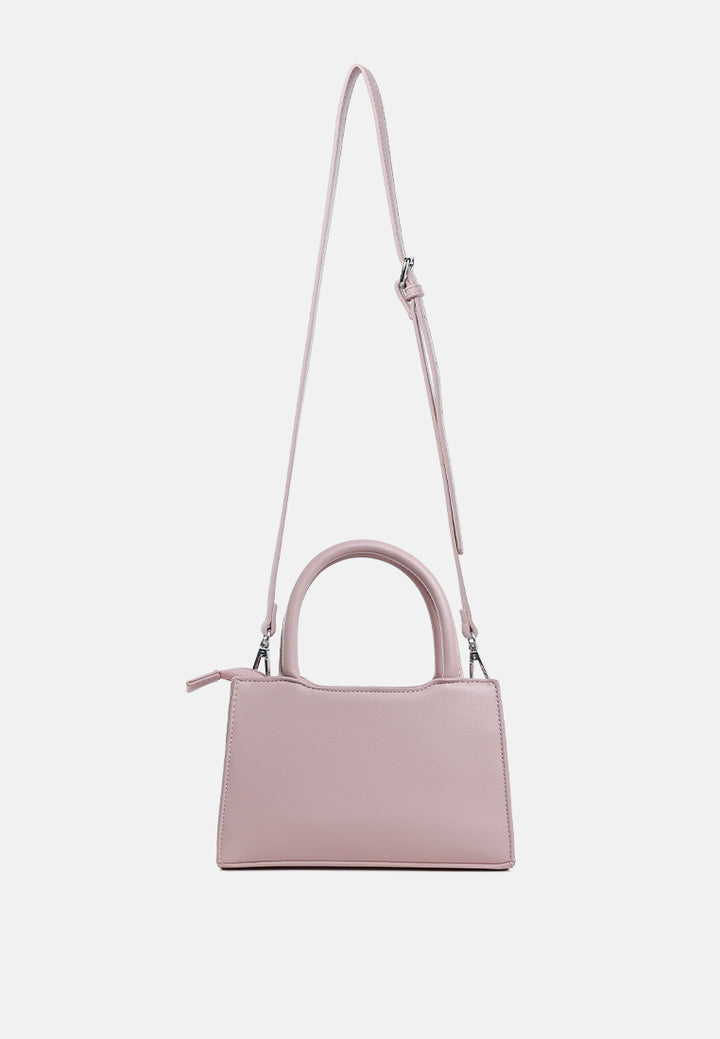 big bow detail mini handbag by ruw#color_pink