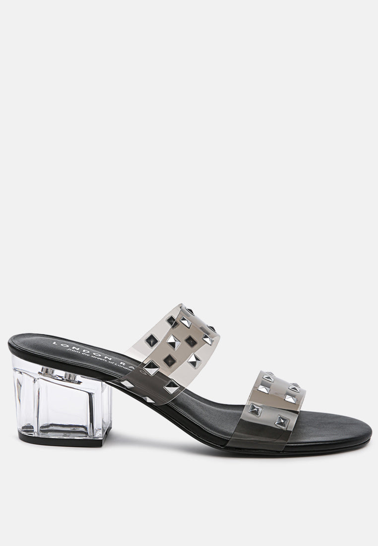 oasis clear detail stud slip-on sandal#color_black