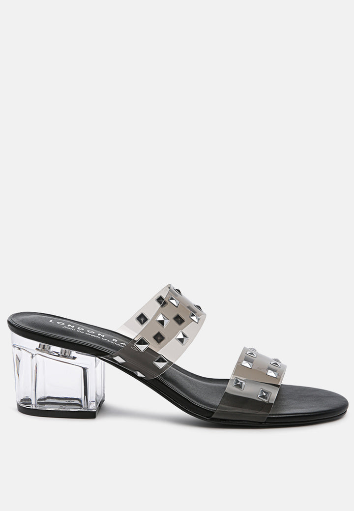 oasis clear detail stud slip-on sandal#color_black