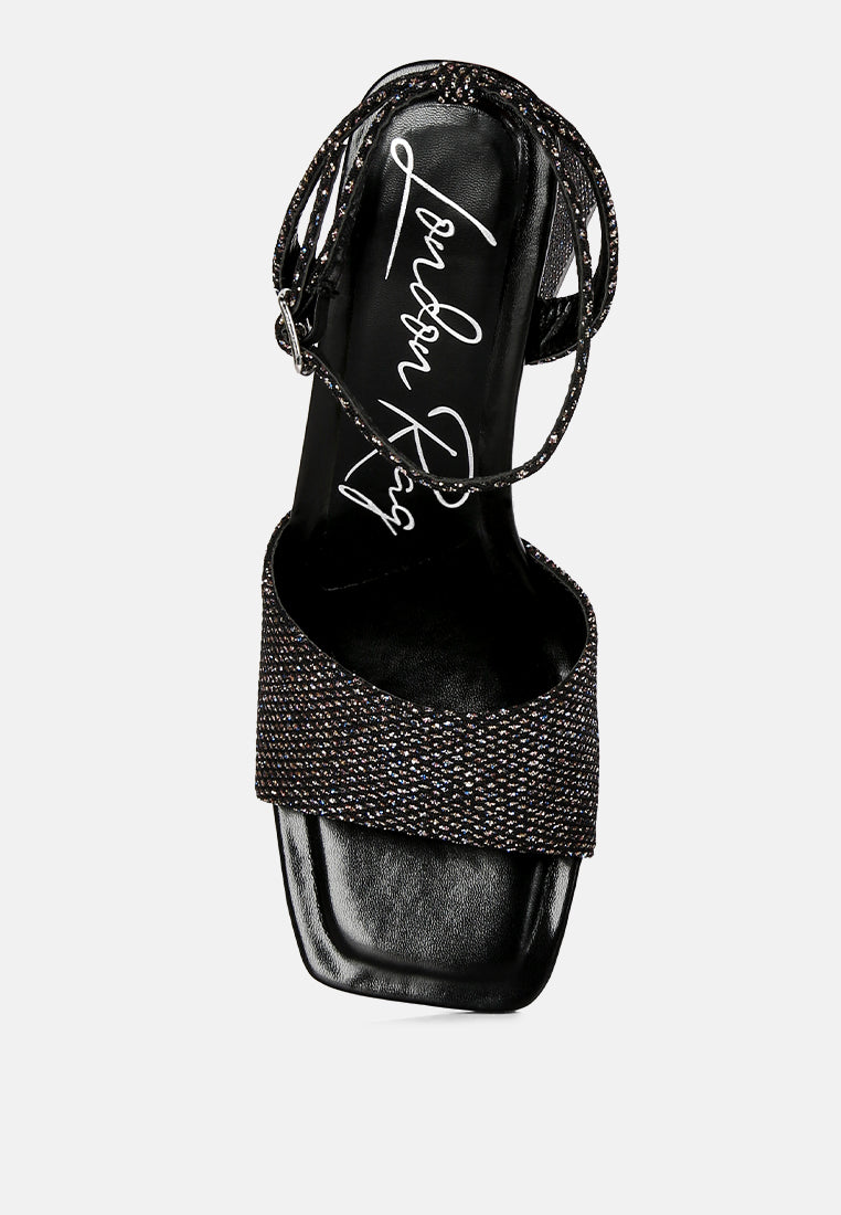 black lino sparkle block heeled sandals#color_black