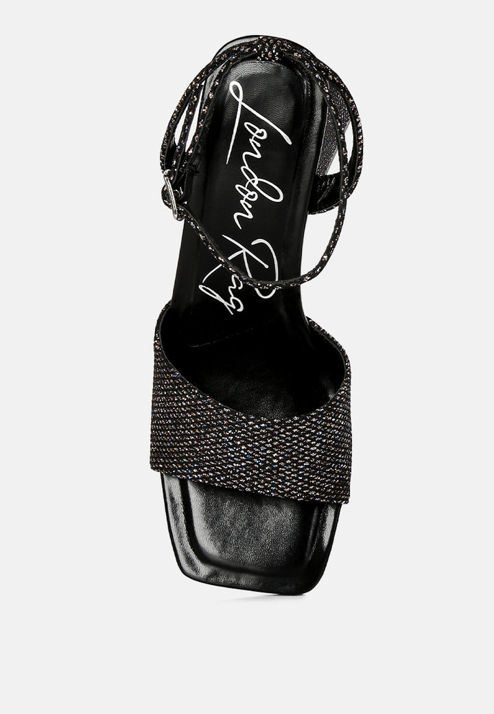 black lino sparkle block heeled sandals#color_black