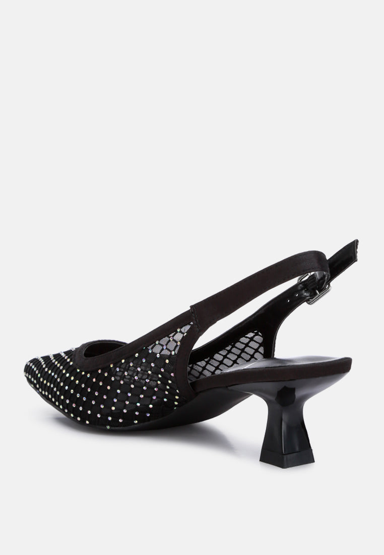 rhinestone slingback mules by ruw#color_black