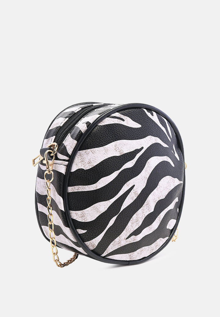 animal print canteen bag#color_black