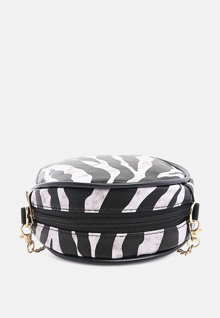 animal print canteen bag#color_black