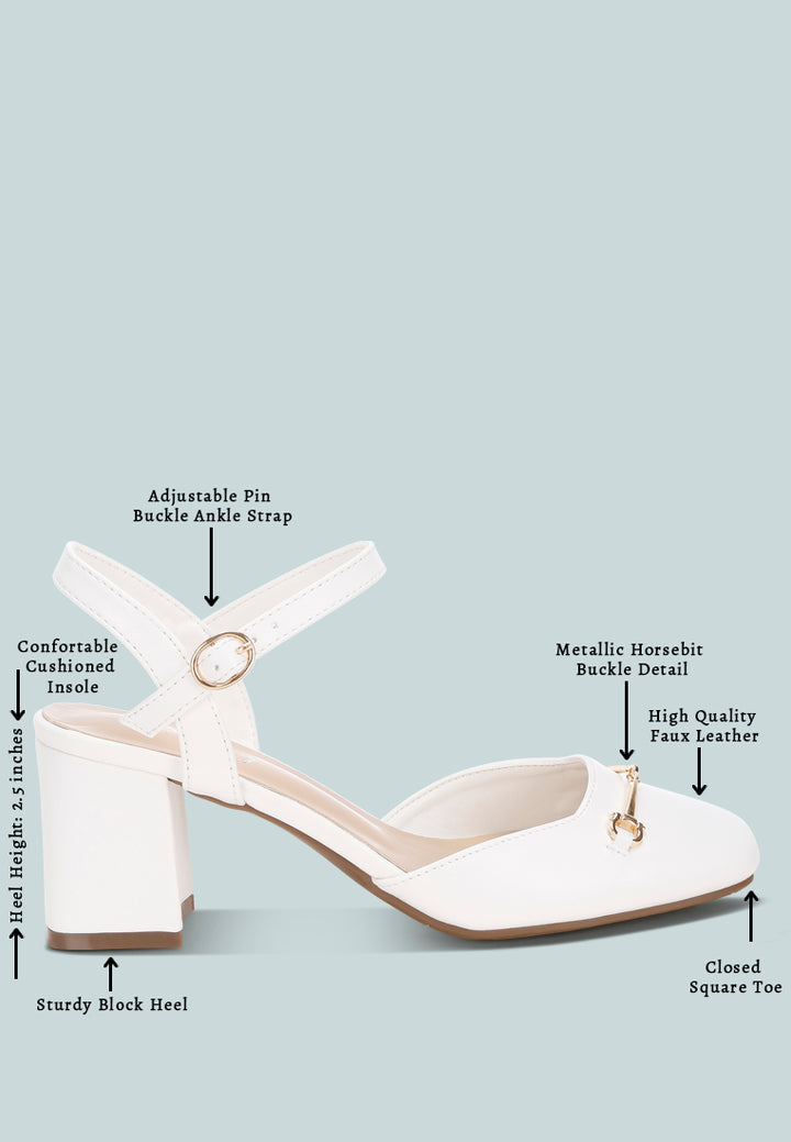 blitz close toe buckled sandals#color_white-faux-leather