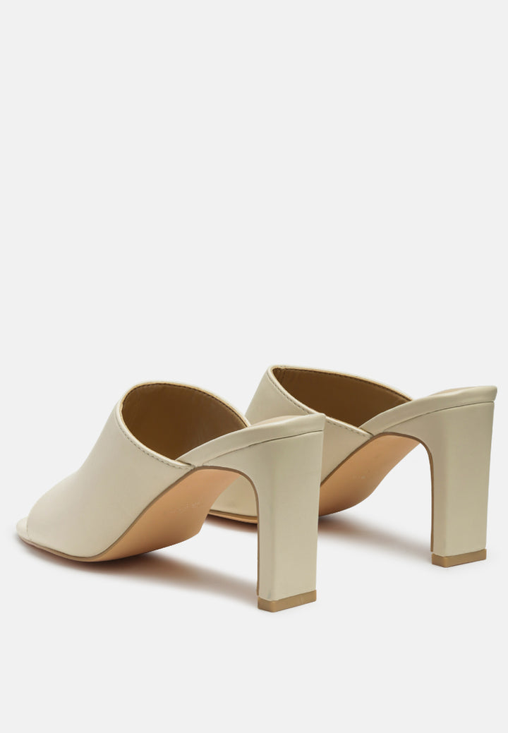 block heeled slides#color_beige
