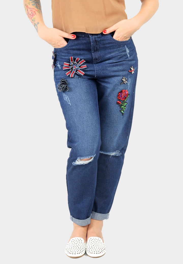 Blue Boyfriend Fit Denim#color_blue