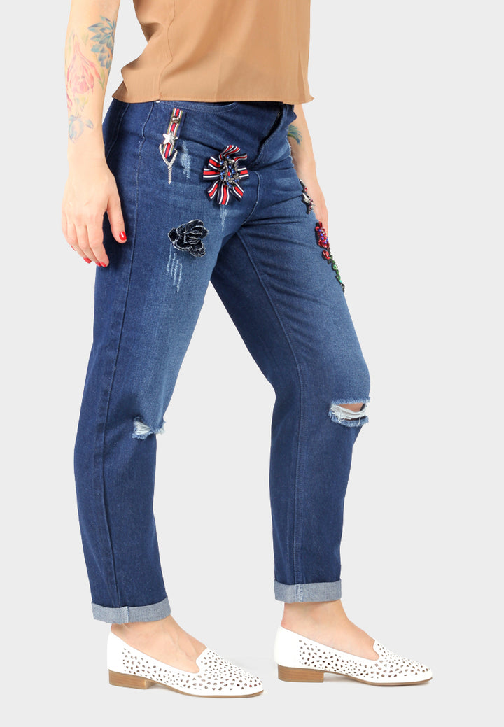 Blue Boyfriend Fit Denim#color_blue
