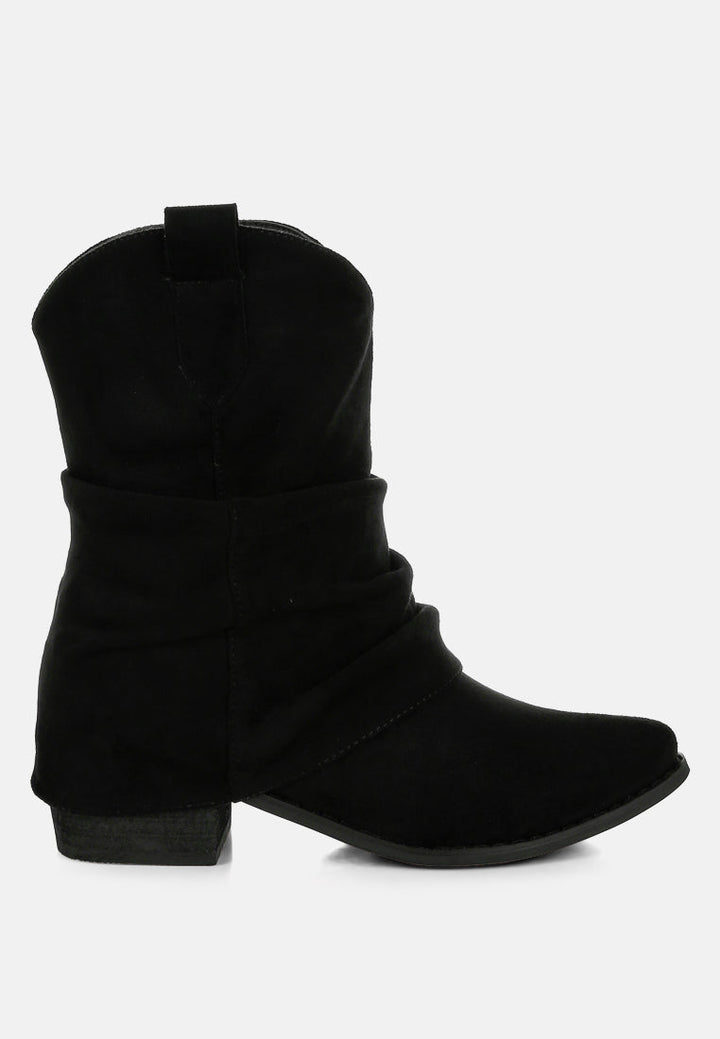 slouchy calf boots by ruw#color_black