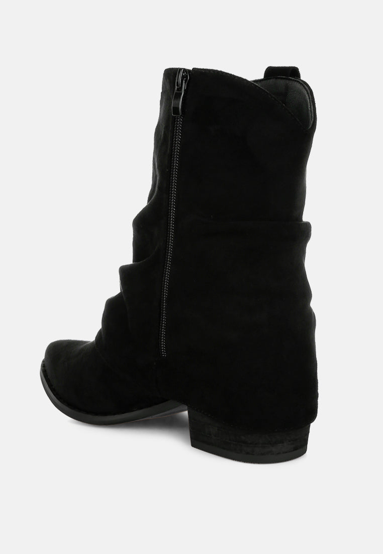 slouchy calf boots by ruw#color_black