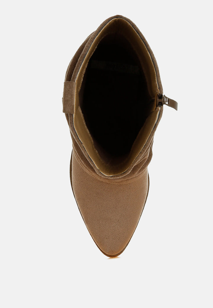 slouchy calf boots by ruw#color_taupe