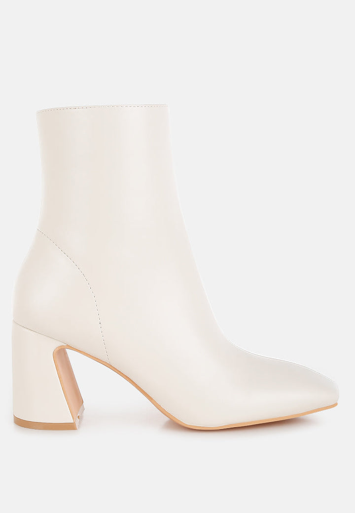 square toe ankle boots by ruw#color_off-white