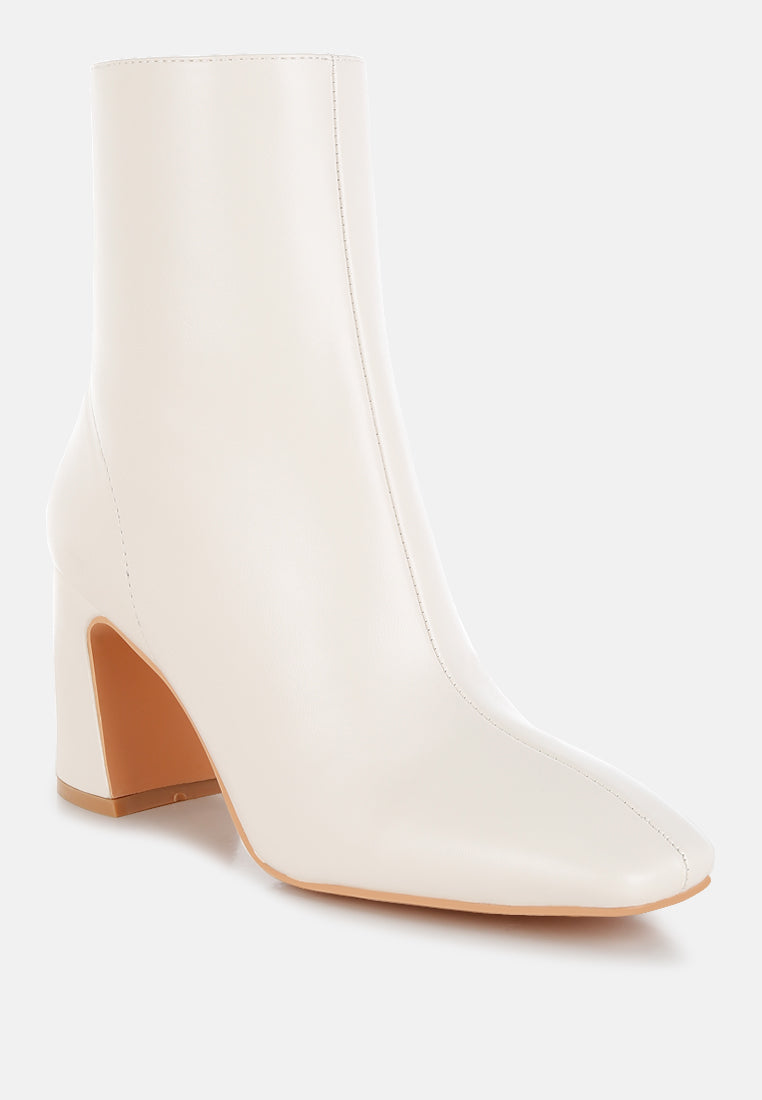 square toe ankle boots by ruw#color_off-white