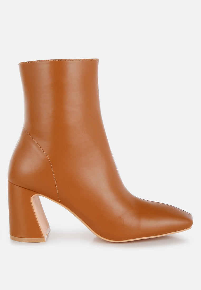 square toe ankle boots by ruw#color_tan